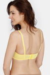Zivame Beautiful Basics Padded Wired 3/4th Coverage Strapless Bra - Minion Yellow — thumbnail 4